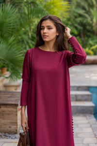 Blush Nude Straight Kurta Pant Set