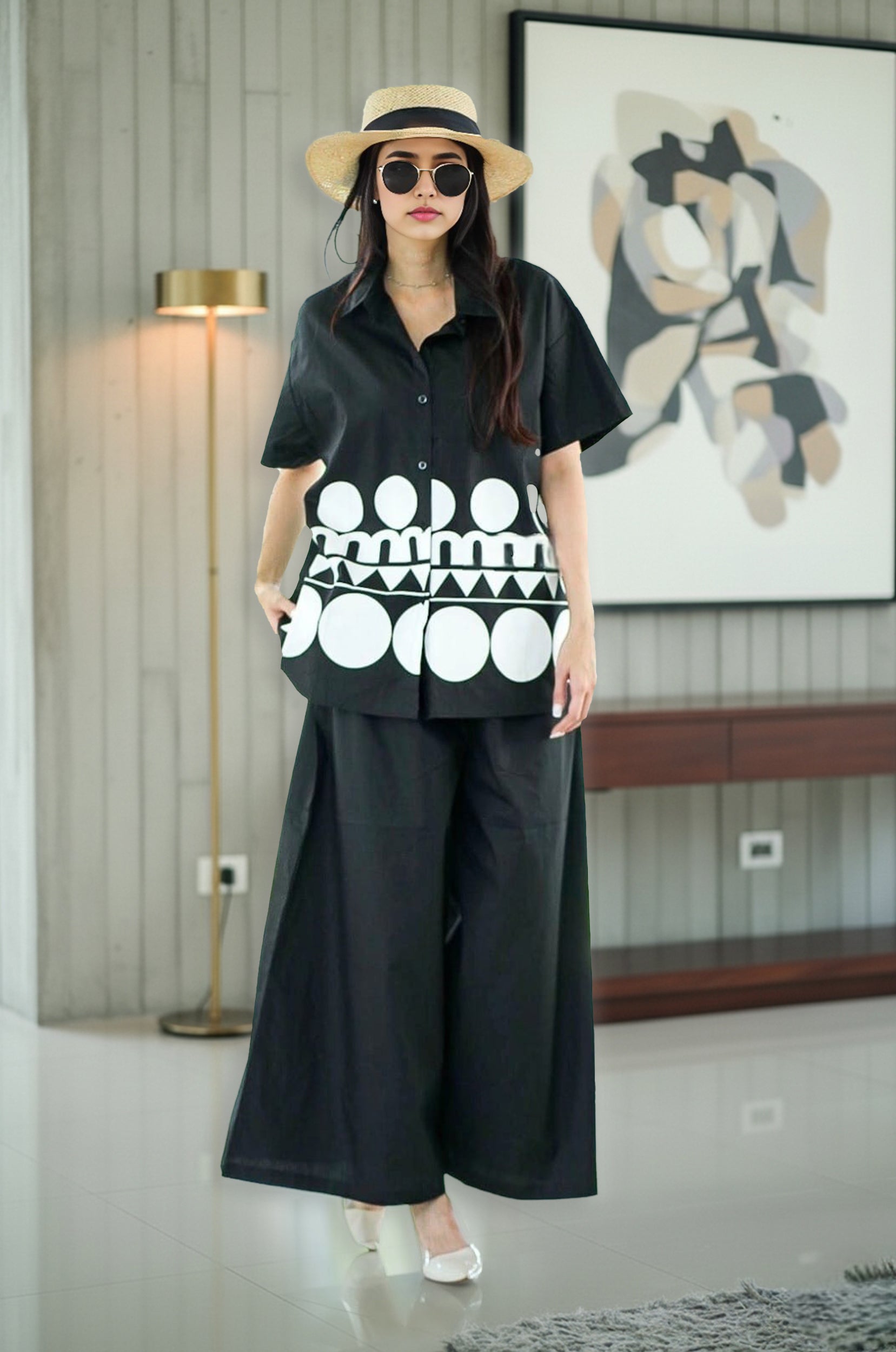 Korean Fashion Co-ord Set for Women