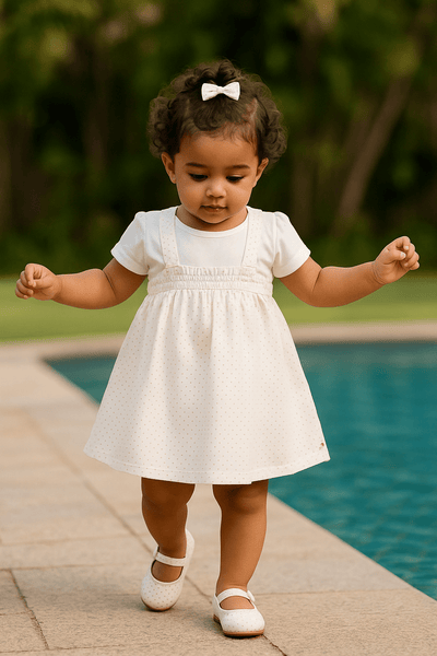 Girls Light Summer Cotton Frock - Navvi.in