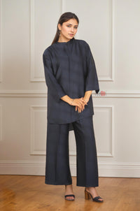 Chic Solid 100% Pure Viscose Two-Piece Co-ord Set