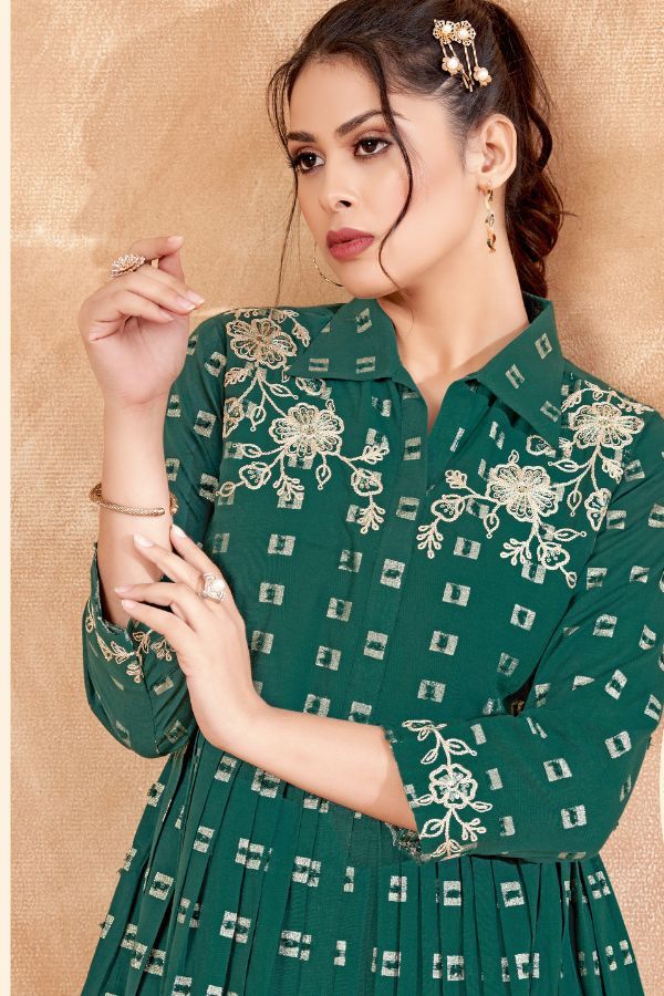 Green Delight Co - ord Set - Navvi.in