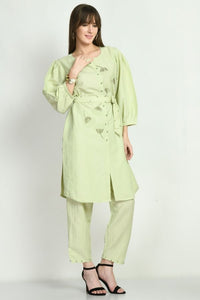 Green Hand Work Coord Set - Navvi.in