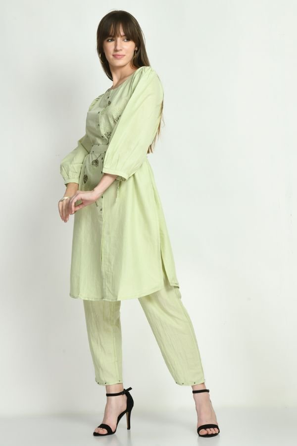 Green Hand Work Coord Set - Navvi.in