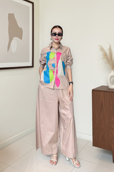 Contemporary Contrast Panel Co-ord Set