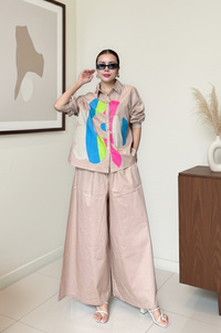 Contemporary Contrast Panel Co-ord Set