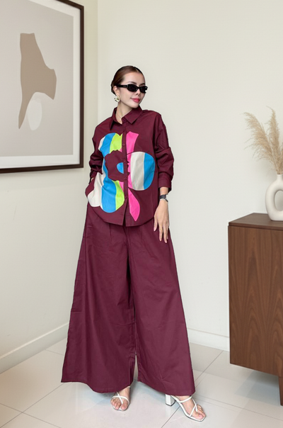 Contemporary Contrast Panel Co-ord Set