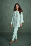 Hand Embroidery Full - Sleeves Co - ord Set - Navvi.in