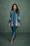 Hand Embroidery Full - Sleeves Co - ord Set - Navvi.in