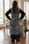 Handblock Printed Asymmetric Co - ord with Skirt - Navvi.in