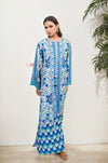 Bohemian Resort Print Maxi Dress
