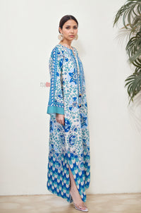 Bohemian Resort Print Maxi Dress