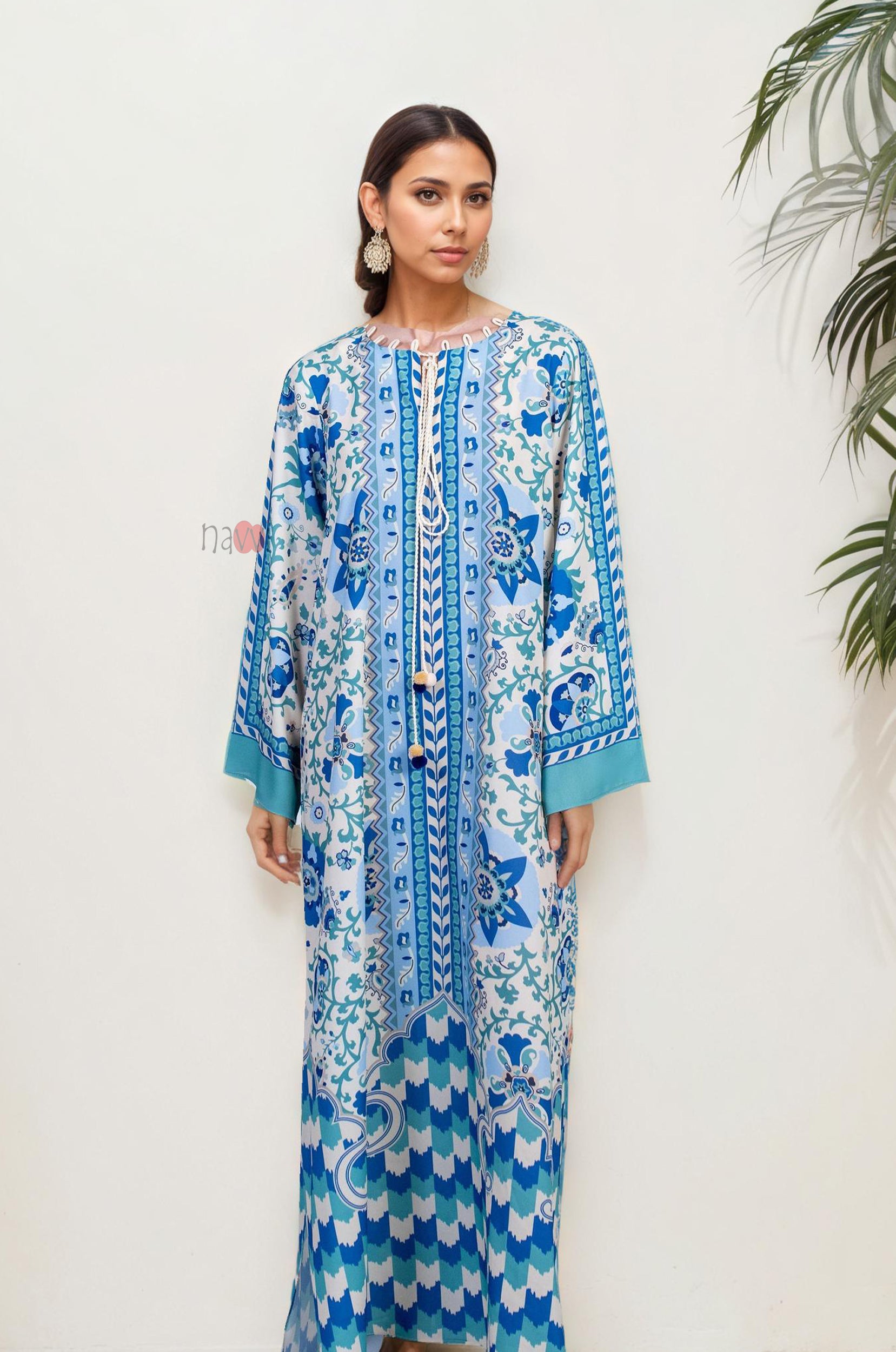 Bohemian Resort Print Maxi Dress