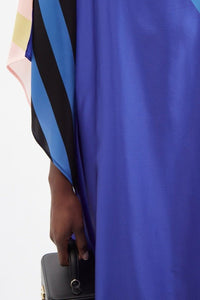 Horizon Satin Silk Kaftan Dress - Navvi.in