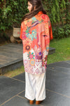Floral Harmony Cape Shirt