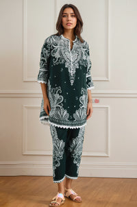 Emerald Elegance Co-ord Set