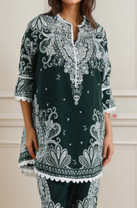 Emerald Elegance Co-ord Set