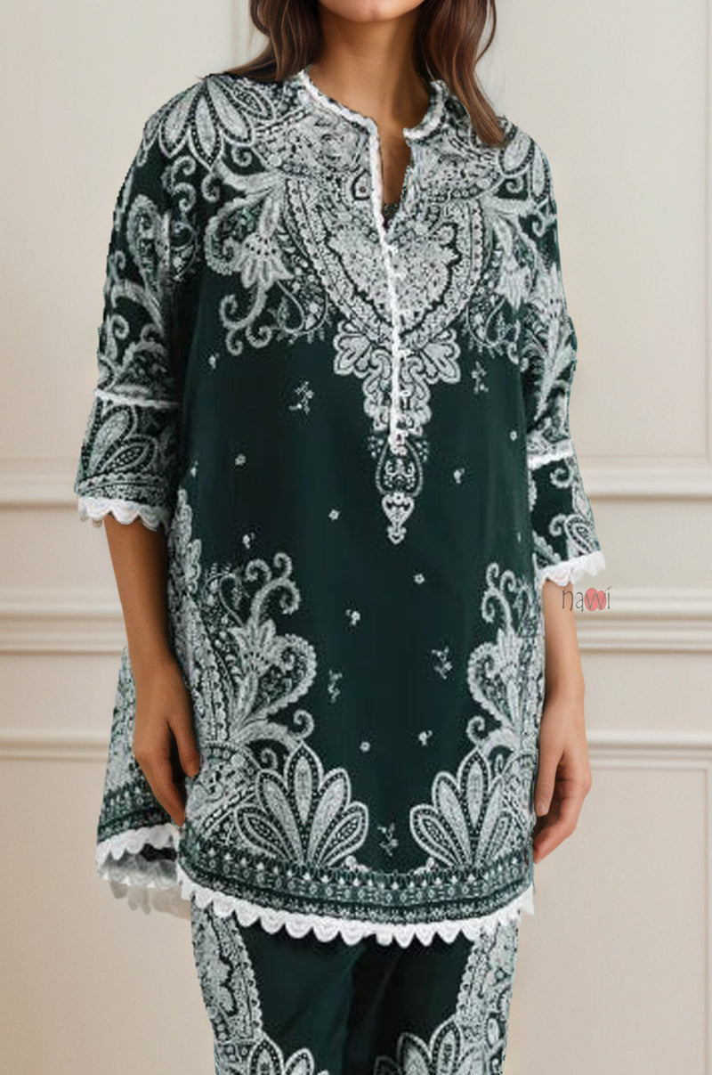 Emerald Elegance Co-ord Set
