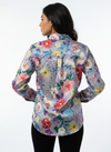 Blue Bloom Button-Down Shirt