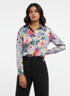 Blue Bloom Button-Down Shirt