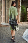Ink Wash Printed Cotton Blend Shirt Available in 4 Colour - Navvi.in