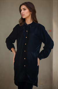 Ice Velvet Tunic and Trouser Co-ord Set