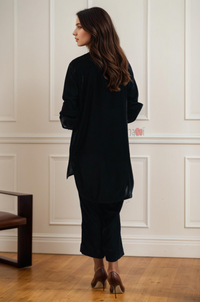 Ice Velvet Tunic and Trouser Co-ord Set