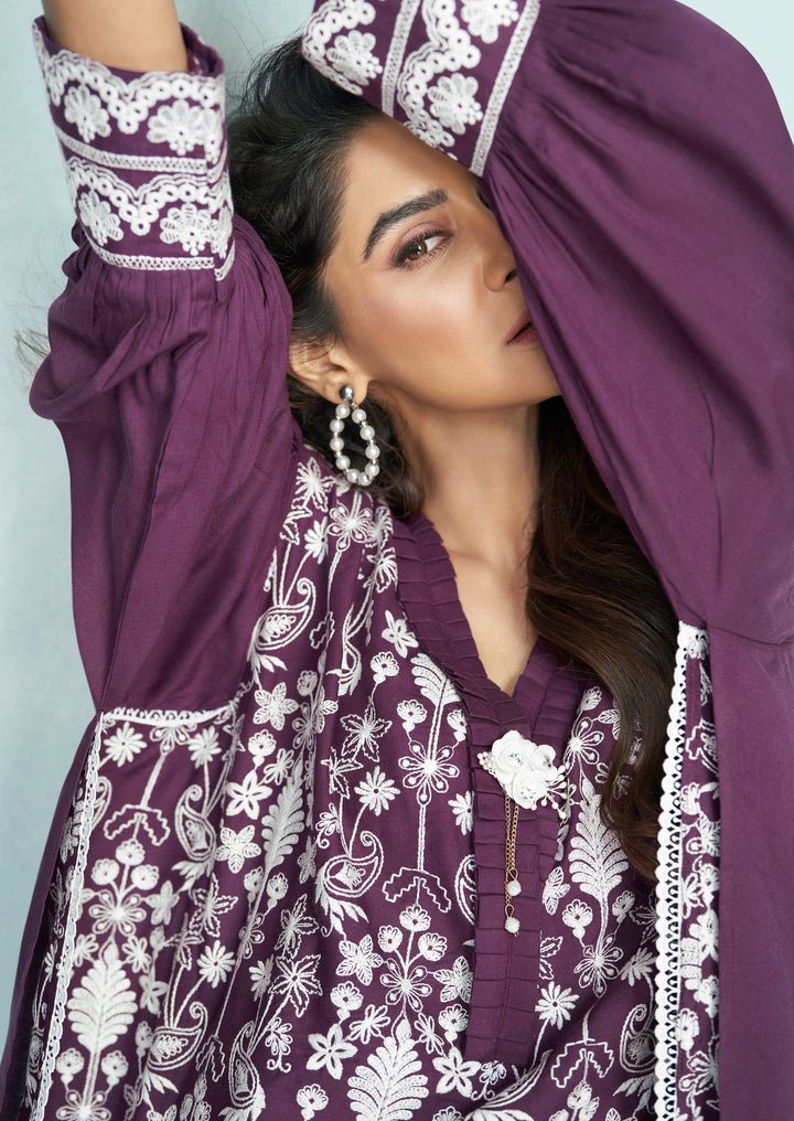 Jaam Embroidered Co - ord Set - Navvi.in