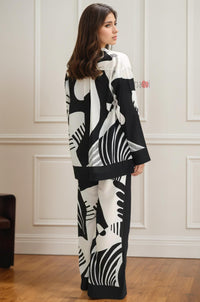 Chic Abstract Pattern Co-Ord Set
