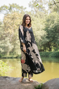 Keenu Cotton Blend Kurta Pant Set - Navvi.in