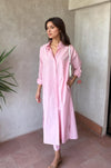 Minimal Chic Shirt Dress with Pants