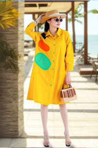 Oversized Shirt Dress with Pockets – Casual Chic Summer Outfit