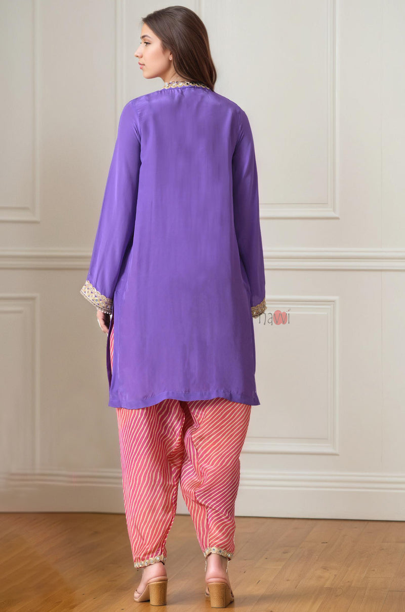 Vibrant Festive Embellished Pathani Salwar