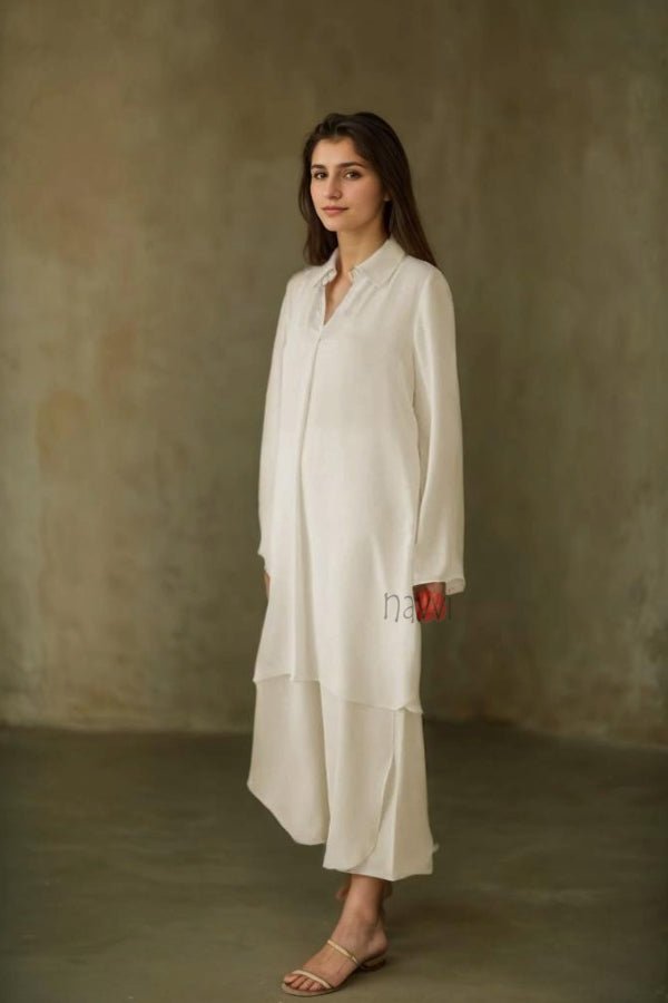 Korean Overlapping Co - Ord Set - Navvi.in