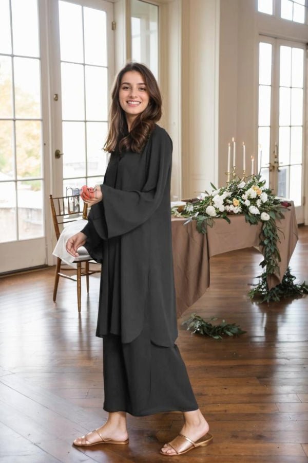 Korean Overlapping Co - Ord Set - Navvi.in