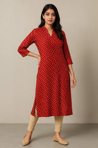 Kumkum Lines Kurta - Navvi.in