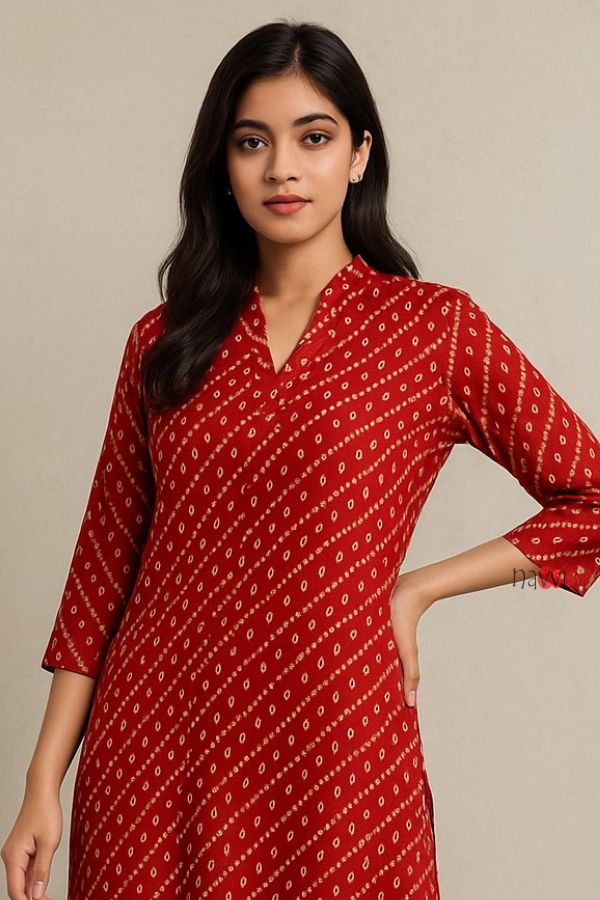 Kumkum Lines Kurta - Navvi.in