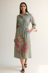 Resort Chic Button-Down Dress