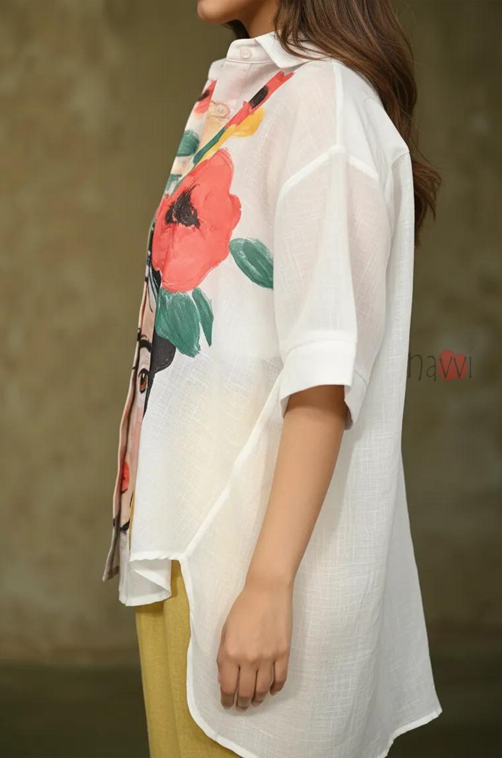 Frida Bloom Artistic Shirt