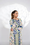 Lamia Korean Printed Maxi Dress - Navvi.in