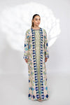 Lamia Korean Printed Maxi Dress - Navvi.in