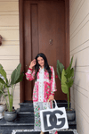 Leaf Design Printed Co - Ord Set - Navvi.in