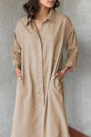 Minimal Chic Shirt Dress with Pants
