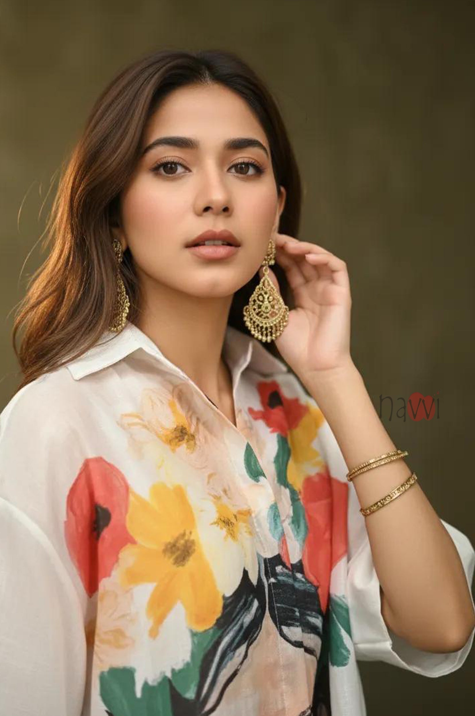 Frida Bloom Artistic Shirt