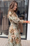 Long Floral Maxi Dress - Navvi.in