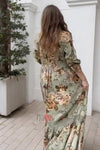 Long Floral Maxi Dress - Navvi.in