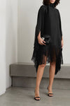 Luxury Fringe Kaftan Dress - Navvi.in