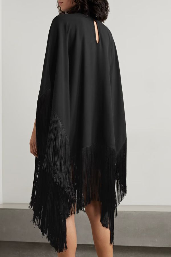 Luxury Fringe Kaftan Dress - Navvi.in