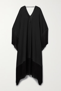 Luxury Fringe Kaftan Dress - Navvi.in