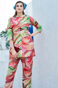 Marble Print Co - ord Set - Navvi.in