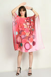 Marble Print Kaftan Dress - Navvi.in